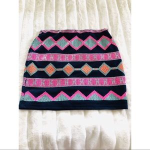 Francesca’s Blue Rain Skirt